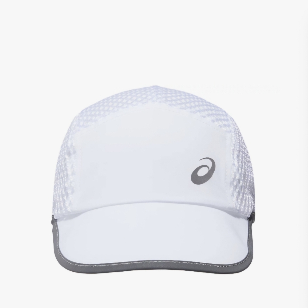 Asics Brillant White and Gray Unisex mesh Cap